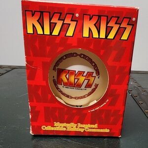 Kiss Army 1988 Collectible Holiday Ornament Rock And Roll Over Album Cover NEW
